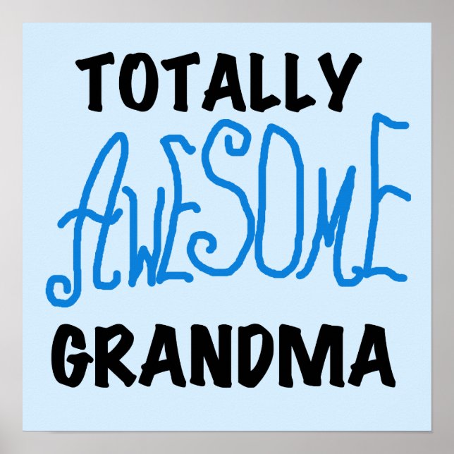 Poster Grand-maman totalement impressionnante - T-shirts (Devant)