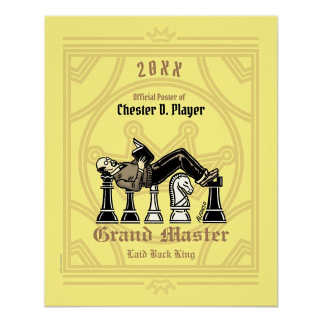 Poster Grand Master Glossy (Devant)