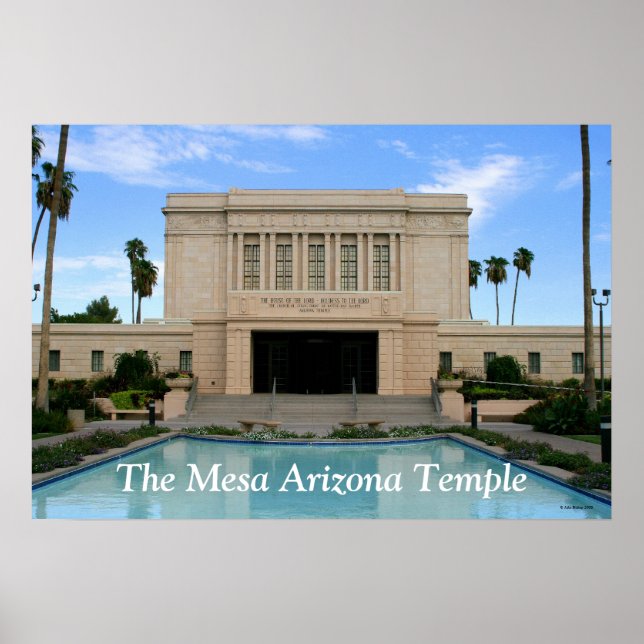 Poster Grand Mesa Arizona Temple Imprimer (Devant)