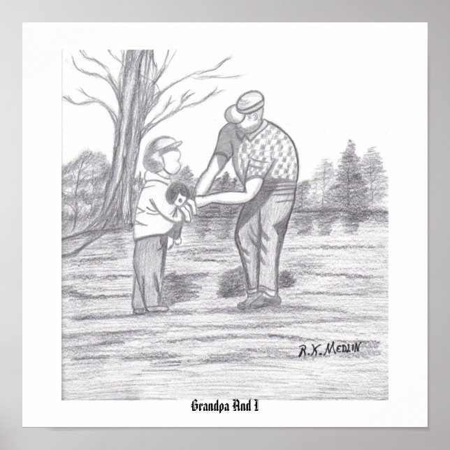 Poster Grand-Père Et Moi (Devant)