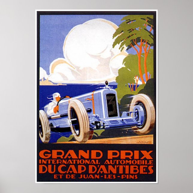 Poster Grand Prix International Automible (Devant)