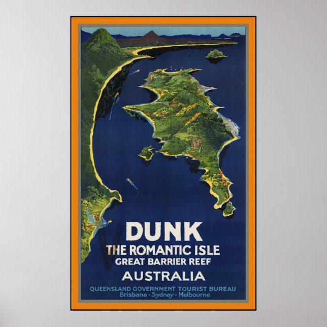 Poster Grande barrière de corail Australie (Devant)