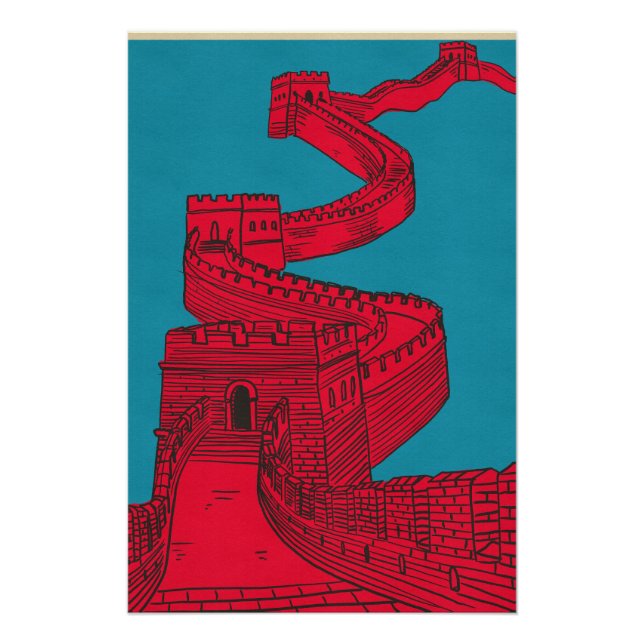 Poster Grande Muraille de Chine (Devant)