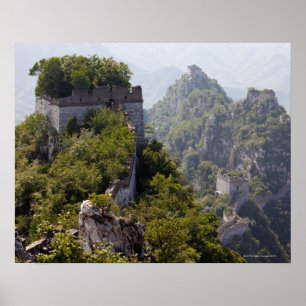 Poster Grande Muraille de la Chine, section non restaurée