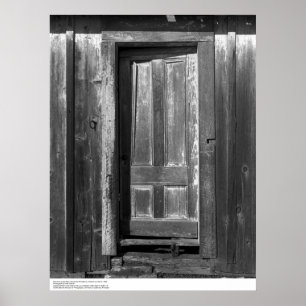 Poster Grande porte de grange, UC Santa Cruz, mars 1962
