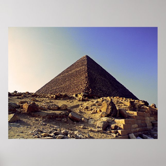 Poster Grande Pyramide de Gizeh Khoufou (Devant)
