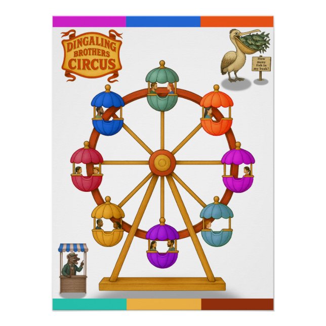 Poster Grande roue des frères Dingaling (Devant)