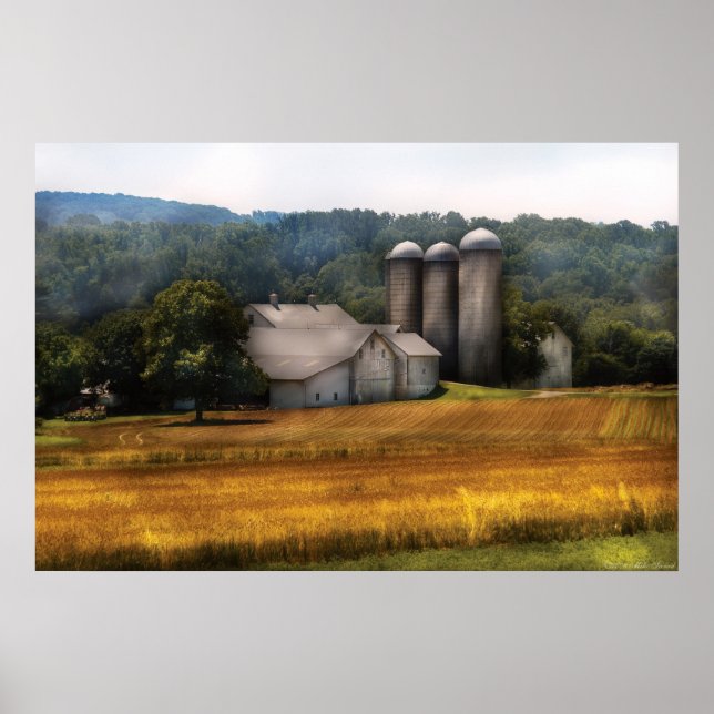 Poster Grange - Accueil dans la prairie (Devant)