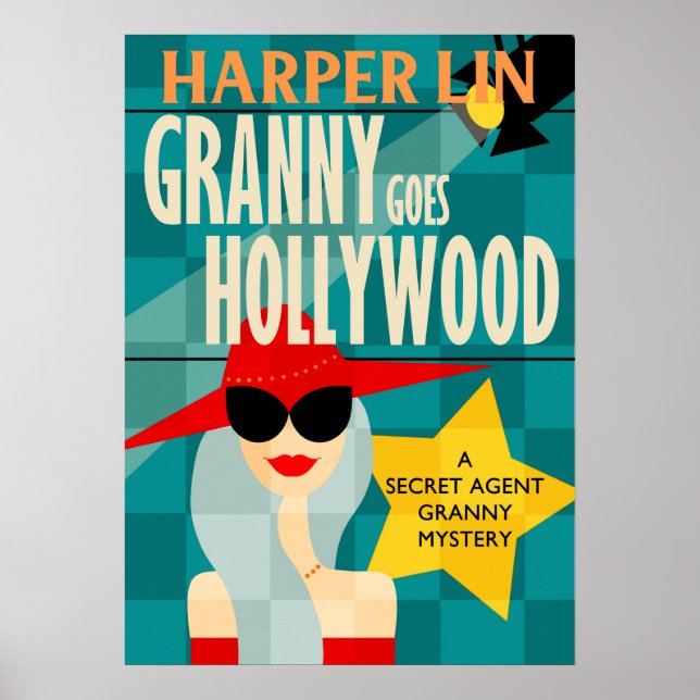 POSTER Granny devient Hollywood par Harper Lin Boo (Devant)