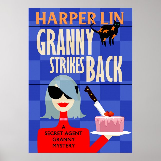POSTER Granny frappe de nouveau par Harper Lin Boo (Devant)