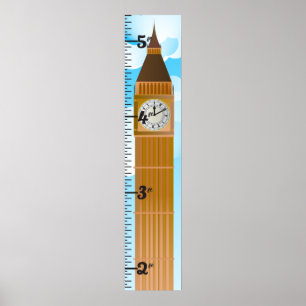 Poster Graphique de croissance Big Ben