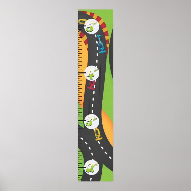 Poster Graphique de croissance du Grand Prix. (Devant)