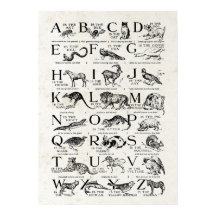 Graphique Retro Inspiré Alphabet Nursery Graphique