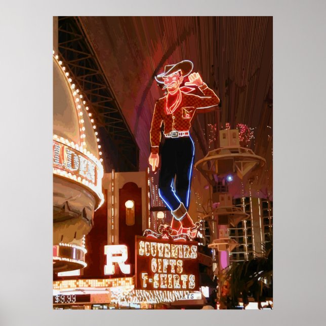 Poster graphique Vegas Vic Vector (Devant)