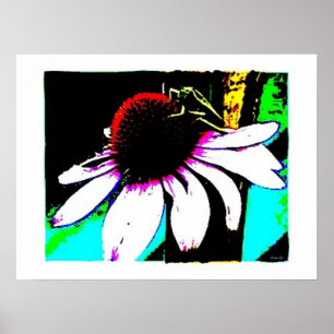 Poster Grasshopper Abstrait