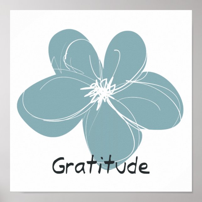 Poster Gratitude (Devant)