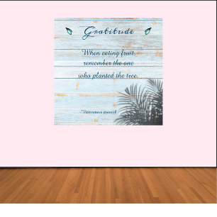 Poster Gratitude Inspirante