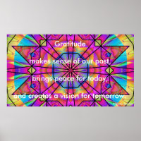 Poster "Gratitude Makes Sense"