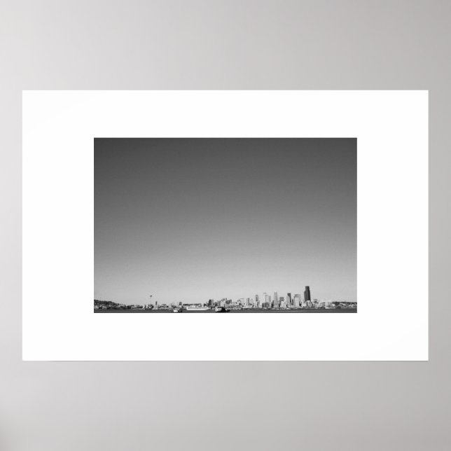 Poster Gratte-ciel de Seattle (Devant)