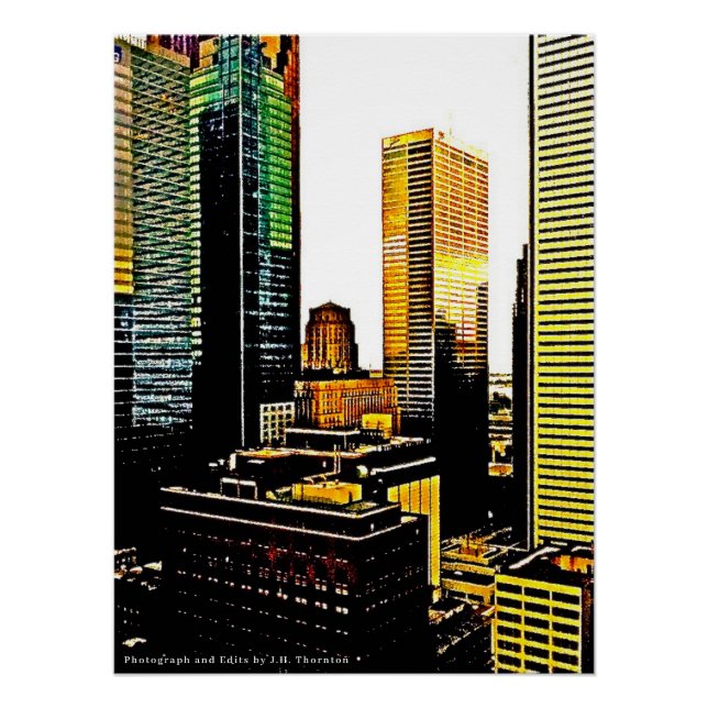 Poster Gratte-ciel de Toronto (Devant)