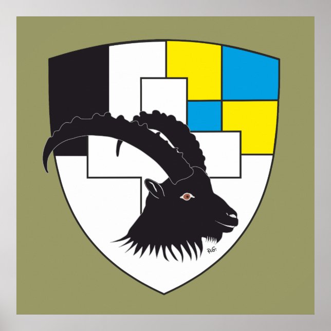 Poster Graubünden Grigioni Grischun (Devant)