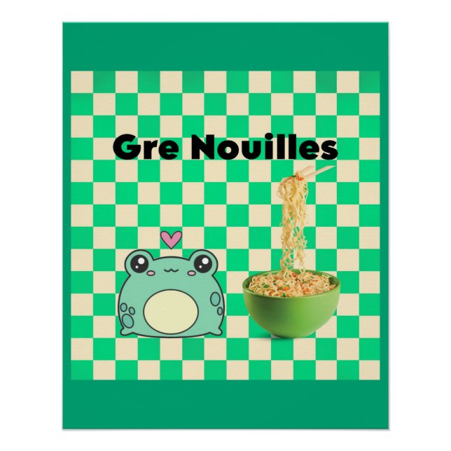 Poster gre nouilles (Devant)