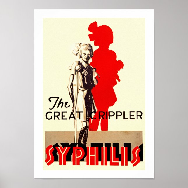 Poster Great Crippler ~ Syphilis (Devant)