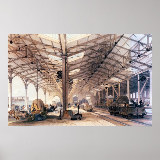 Poster Great Western Railway : Remise de marchandises à B (Devant)