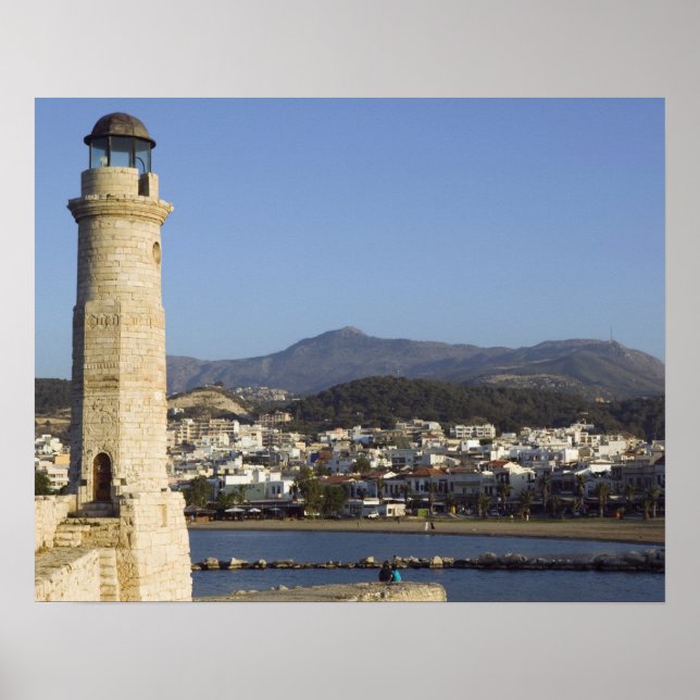 Poster GRÈCE, CRÈTE, province de Rethymno, Rethymno : (Devant)