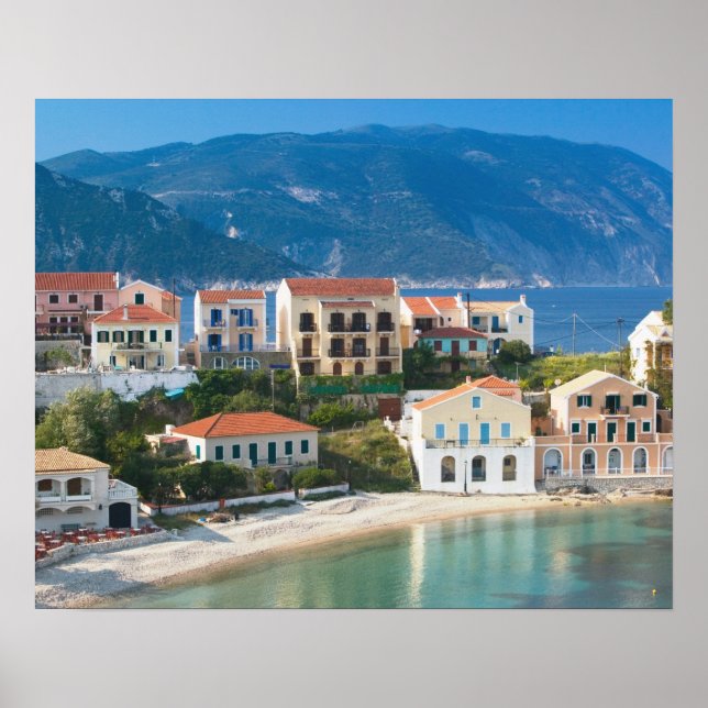 Poster GRÈCE, îles Ioniennes, KEFALONIA, Assos : 2 (Devant)