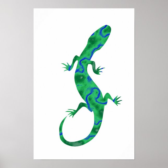 Poster Green Gecko (Devant)