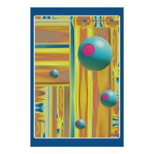 Poster Green New Deal - Ken Gage Surreal Art