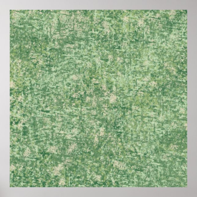 Poster Green Textured Arrière - plan par Shirley Taylor (Devant)