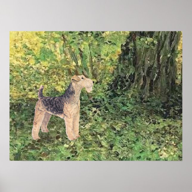 Poster Green Woods (Devant)