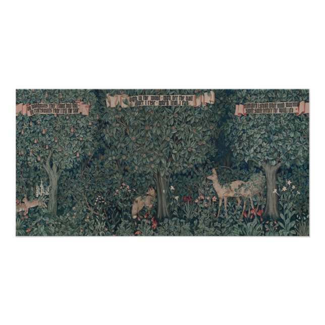 Poster Greenery, Victorian Era Tapestry by Henry Dearle (Devant)