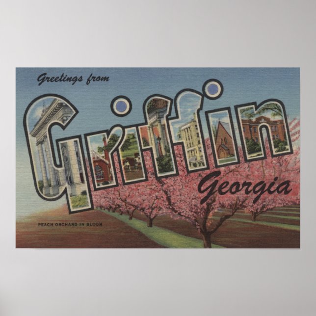 Poster Griffin, Géorgie - Scènes de grandes lettres (Devant)