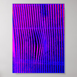 Poster Grimace bleue
