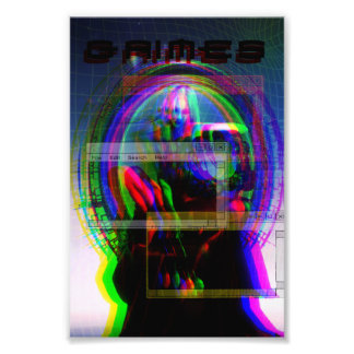 Poster Grimes cyberpunk