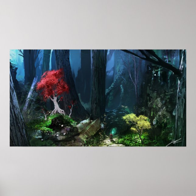 Poster Grimoire : Manastorm Concept Art - Forest Scene (Devant)