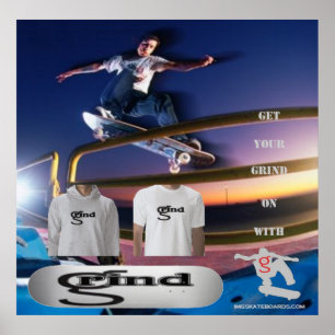 Poster Grind de I'm G Skateboards