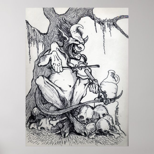 POSTER "GROS FIDDLIN DE PÉRIPHÉRIQUE GRAS" (Devant)