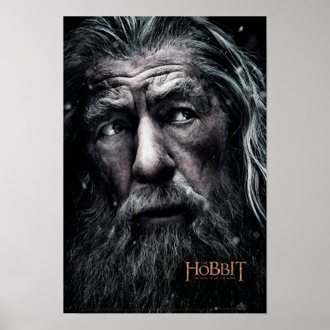 Poster Gros plan sur Gandalf (Devant)