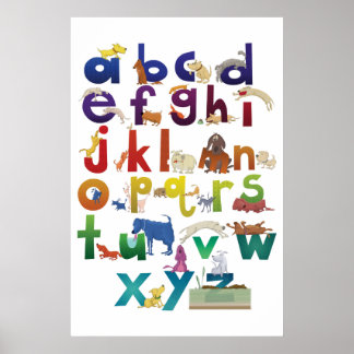 Poster Grotke Alphabet Chiens