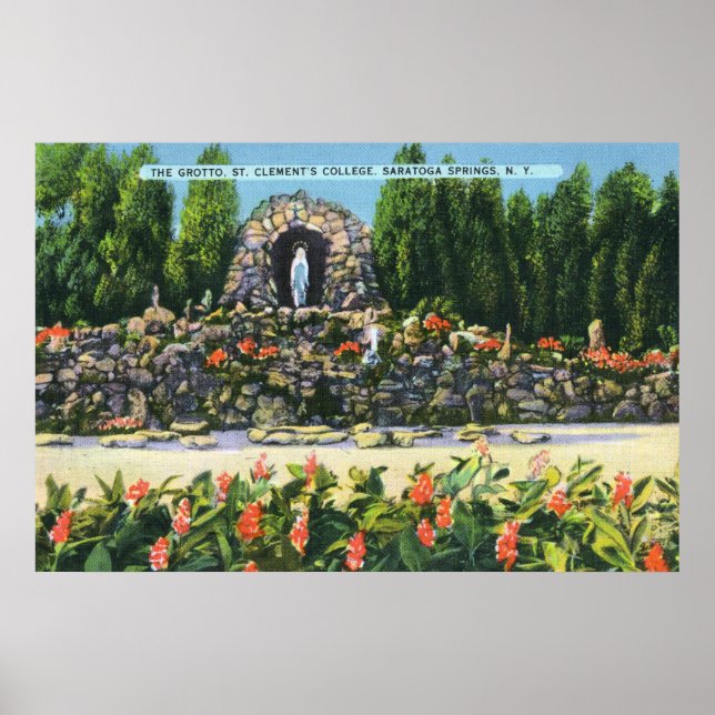 Poster Grotte du St. Clement's College (Devant)