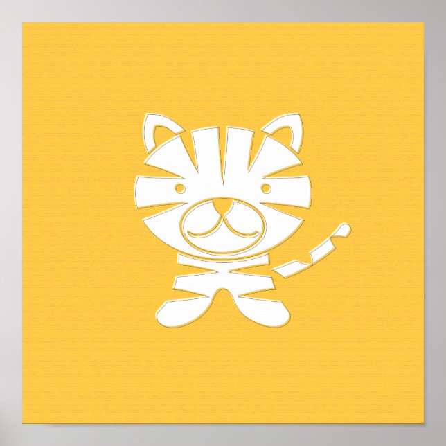 Poster Grr Tiger Imprimer (Devant)