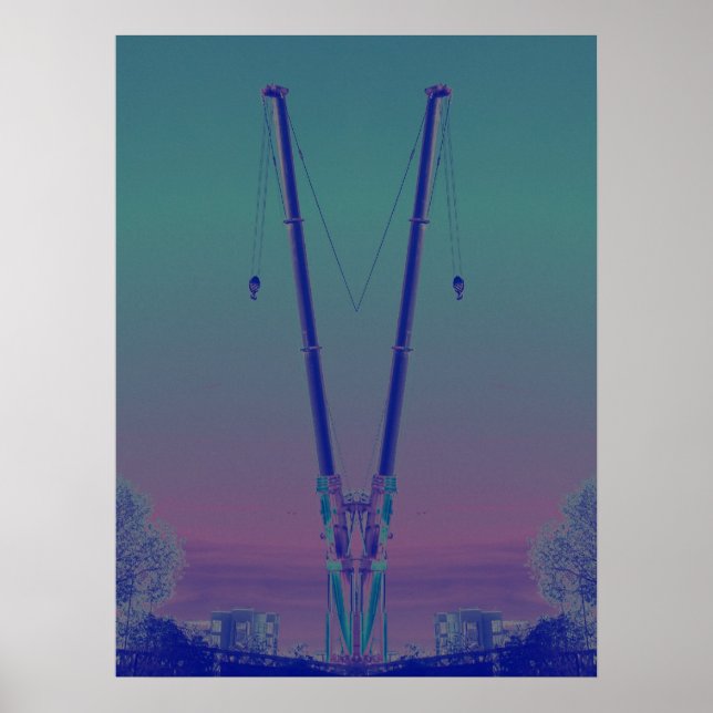 Poster Grue bleue (Devant)