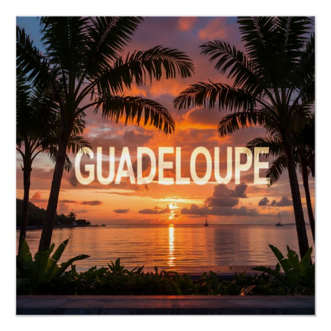 POSTER GUADELOUPE (Devant)