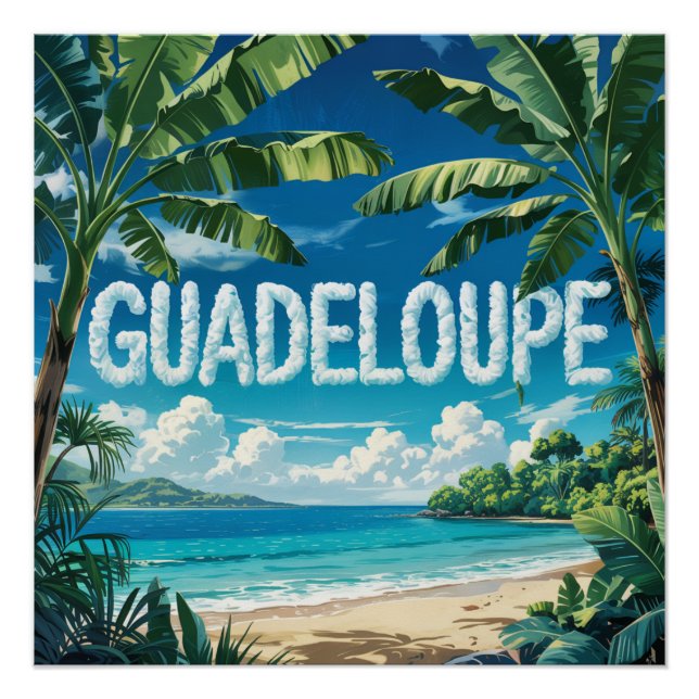 POSTER GUADELOUPE (Devant)