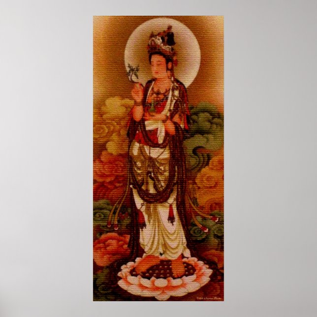 Poster Guan Yin Print (Devant)
