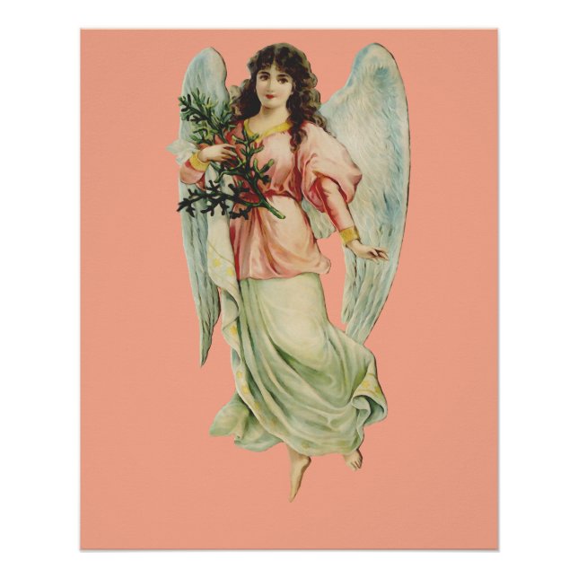 Poster Guardian Angel Divine Watchfulness & Grace Art (Devant)